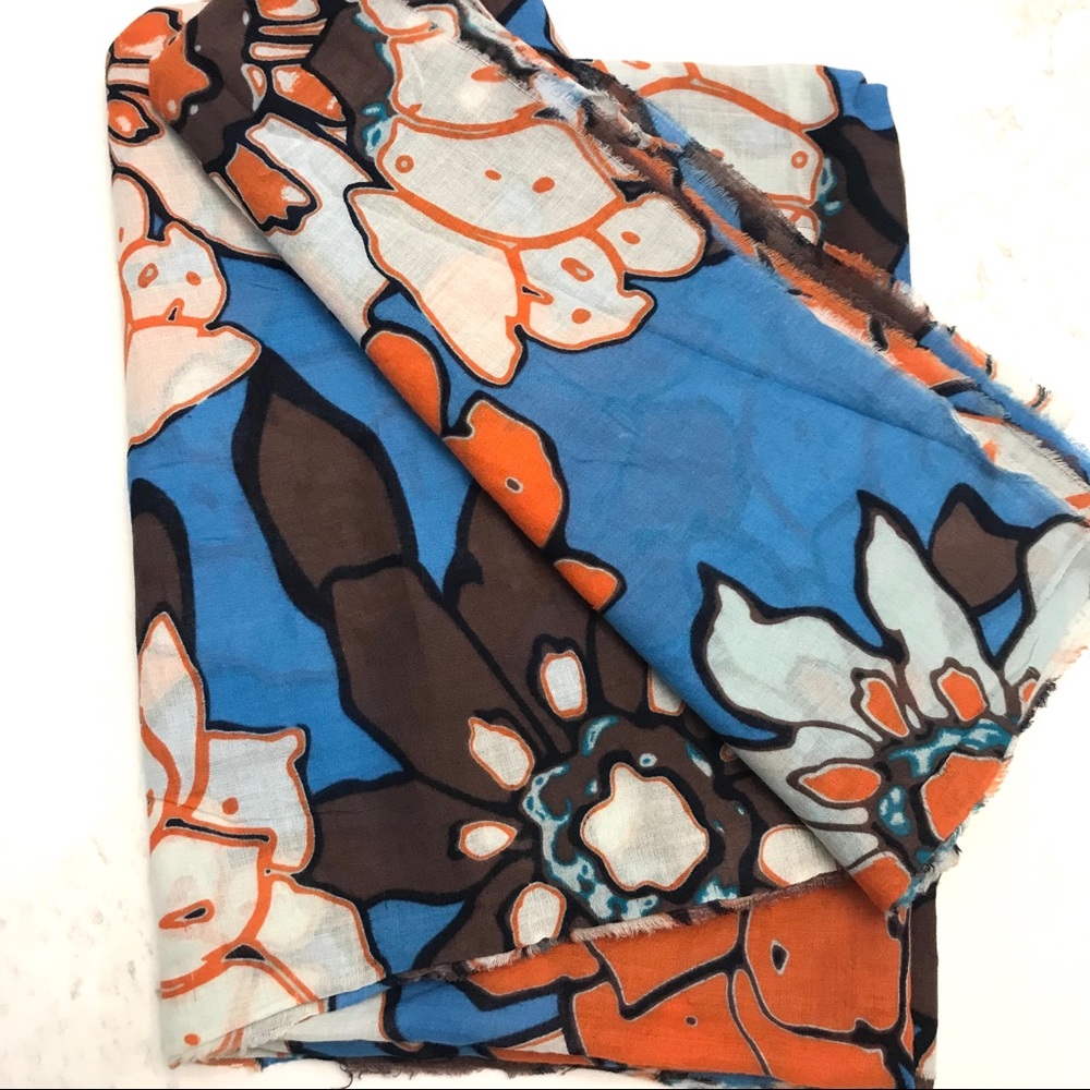 Zara square cotton scarf